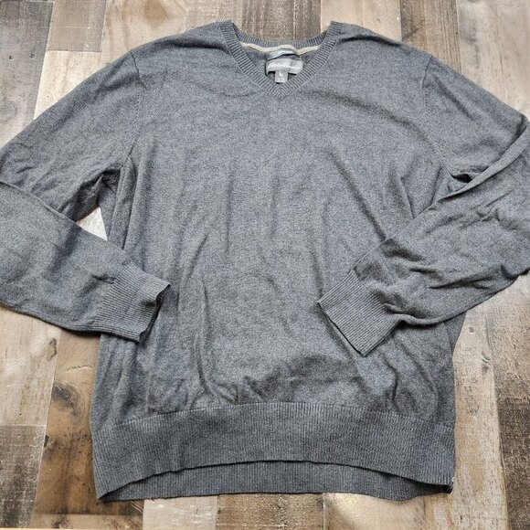 Eddie Bauer Other - Mens Eddie Bauer size XLT Merino Cotton Vneck Long Sleeve Pullover Sweater